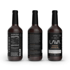 LAVA mix being poured into a shaker for fast cocktail preparation benefit