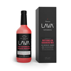 LAVA front bottle showing full 1-liter glass and ready-to-pour convenience