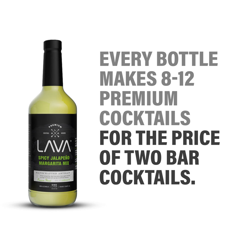 LAVA close-up label detail highlighting ingredients and agave benefit