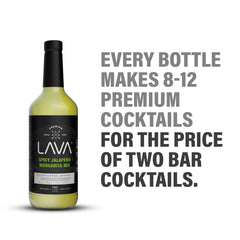 LAVA close-up label detail highlighting ingredients and agave benefit