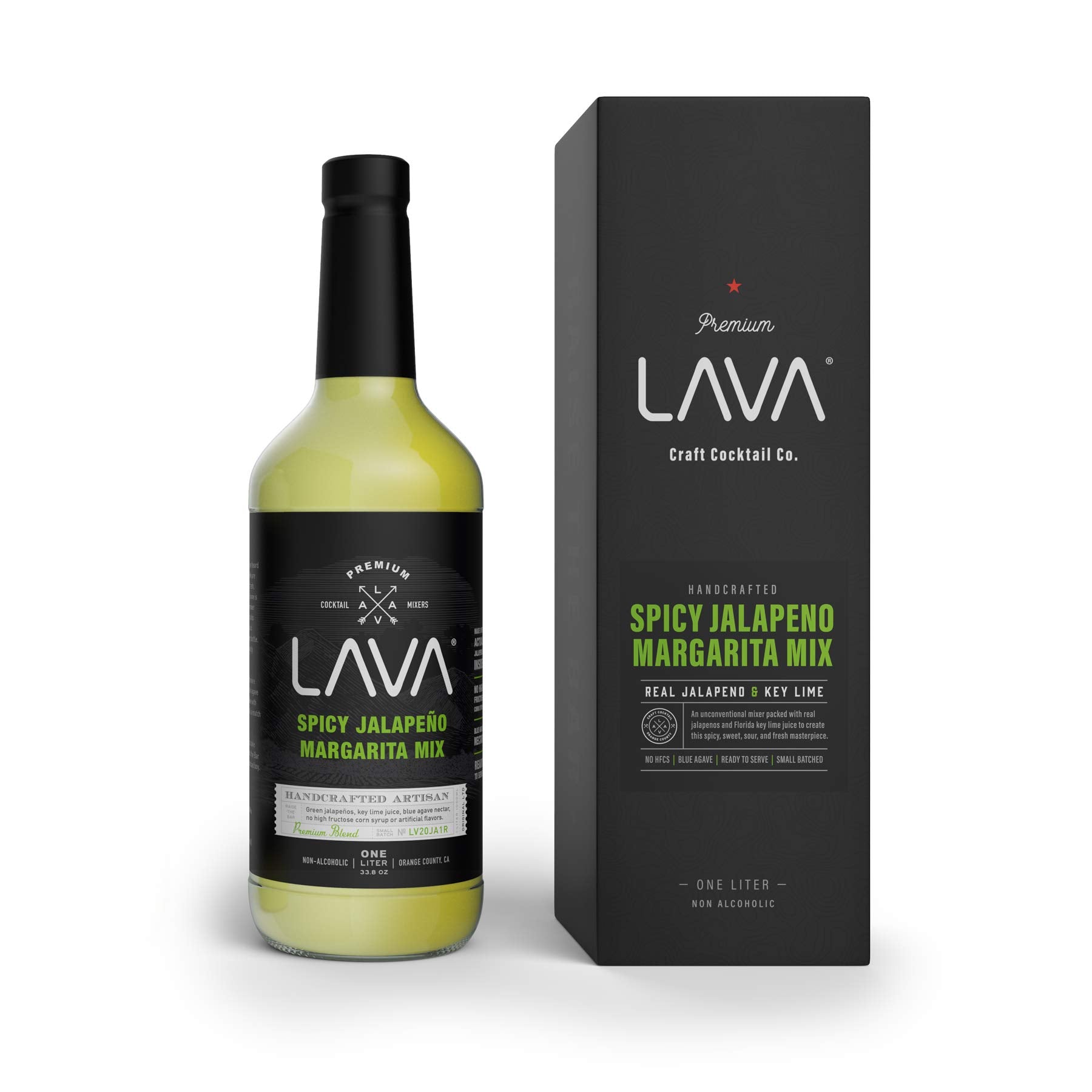 LAVA bottle front packaging showing bold jalapeño flavor and ready use
