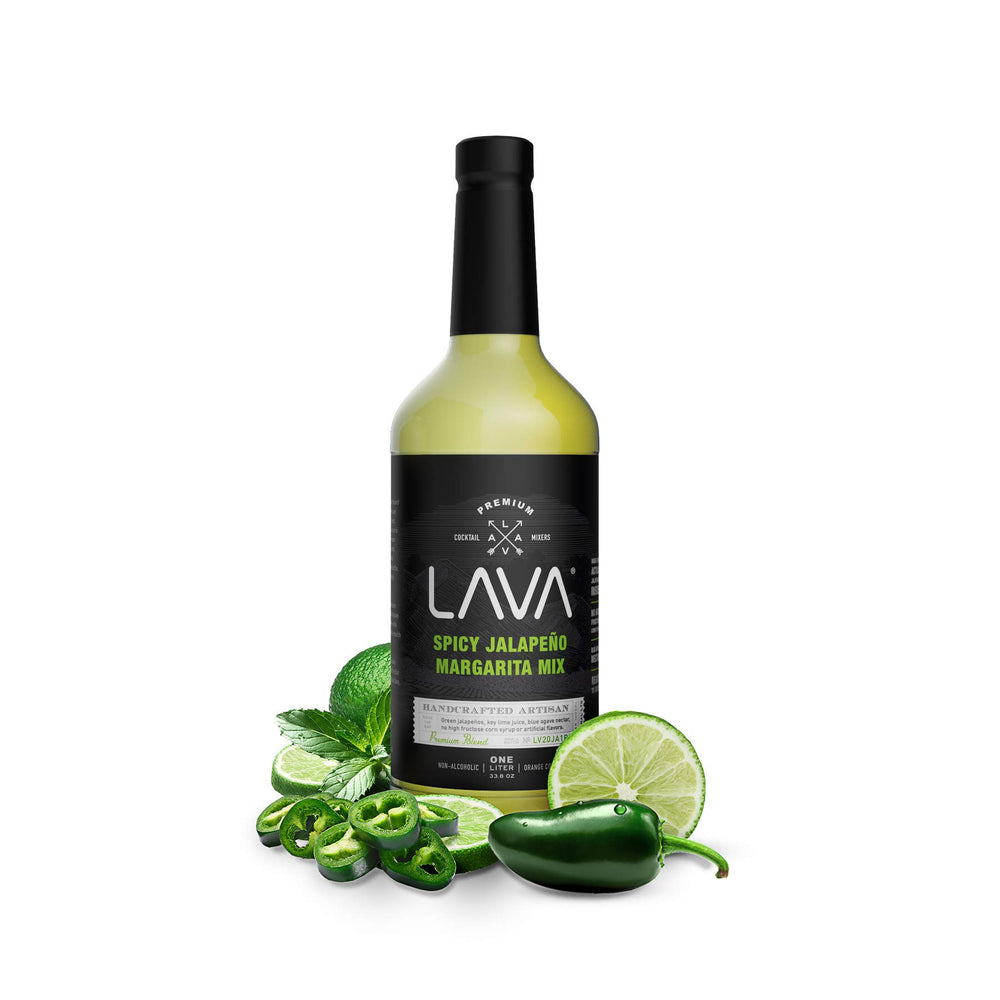 LAVA margarita on ice showcasing refreshing spicy, balanced taste