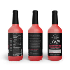 LAVA label detail displaying ingredients and small-batch craftsmanship benefit