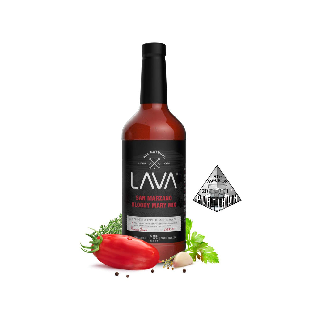 LAVA label close-up with ingredient and dietary info for transparent product details