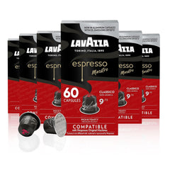 Lavazza Armonico front packaging showing brand and 60-count value pack benefit