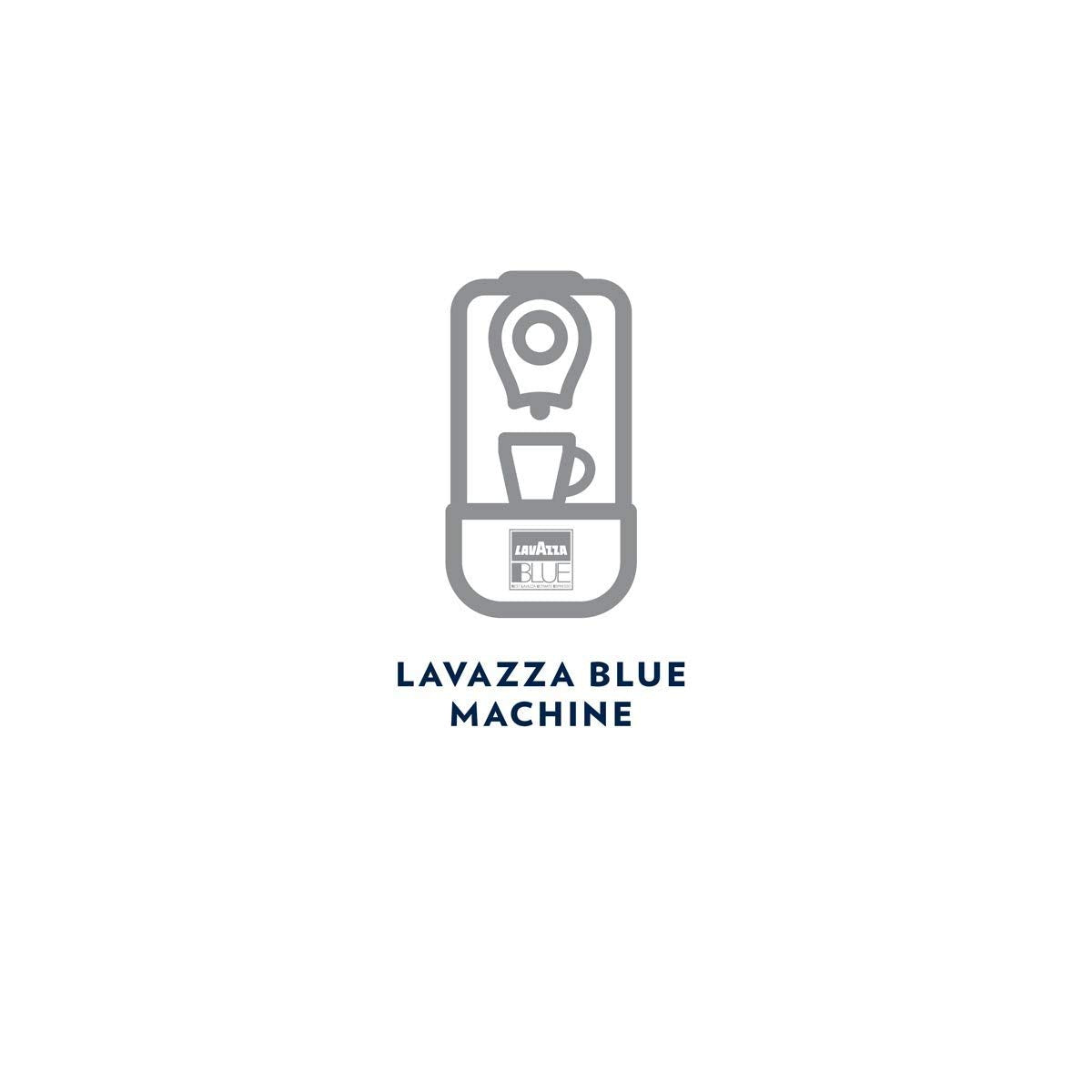 Lavazza Blue open box revealing capsules for easy storage and use