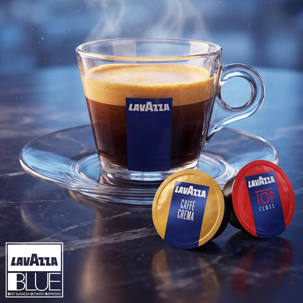 Holiday gift arrangement with Lavazza Blue variety pack ideal for gifting occasions