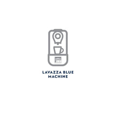Lavazza Blue capsule inserted in Classy machine demonstrating effortless double-shot brewing