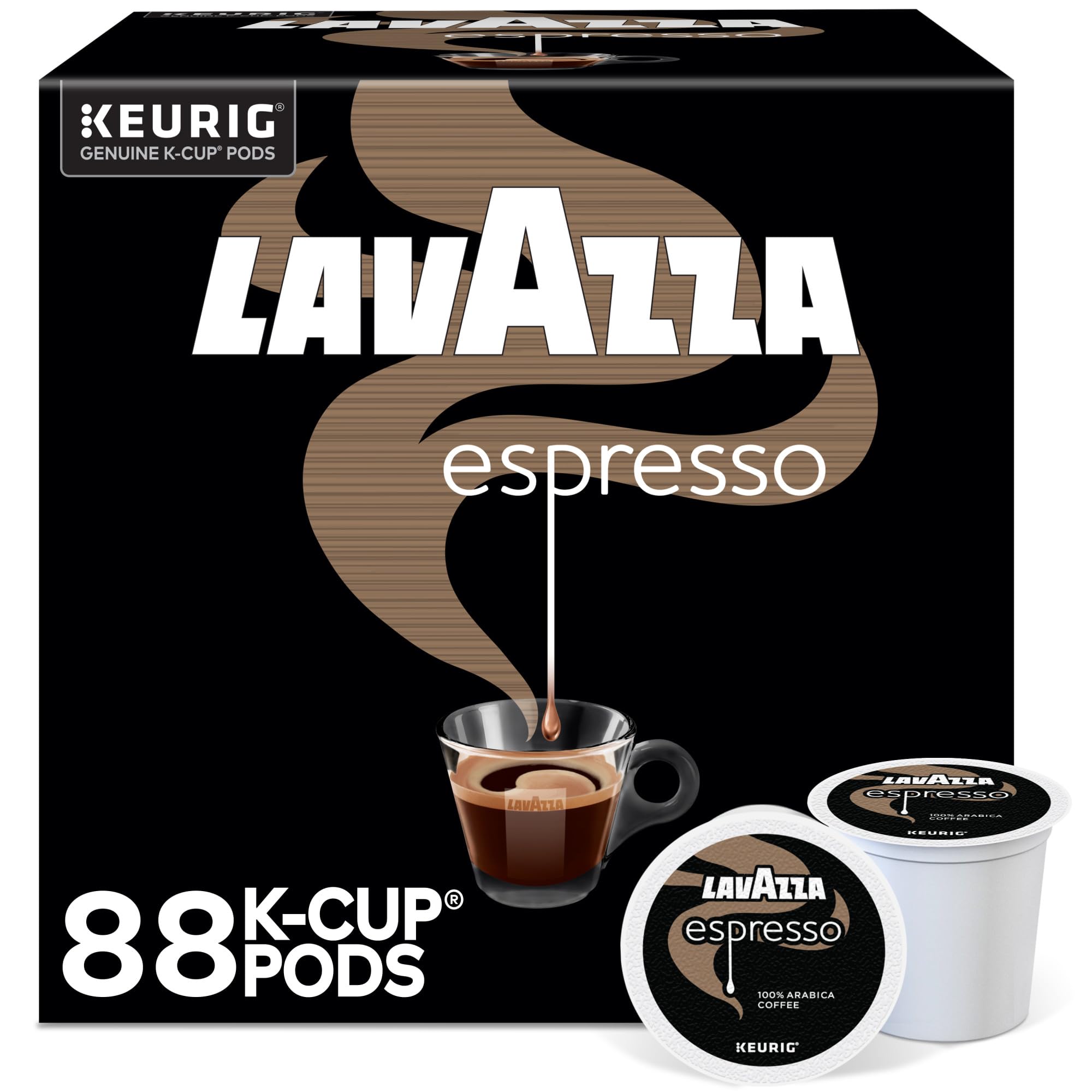 Lavazza box front packaging showing count and roast for convenience