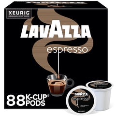 Lavazza box front packaging showing count and roast for convenience