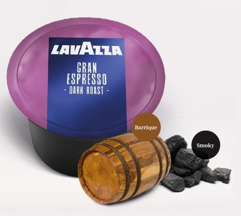 Close-up of Lavazza capsule texture highlighting seal and freshness retention benefits
