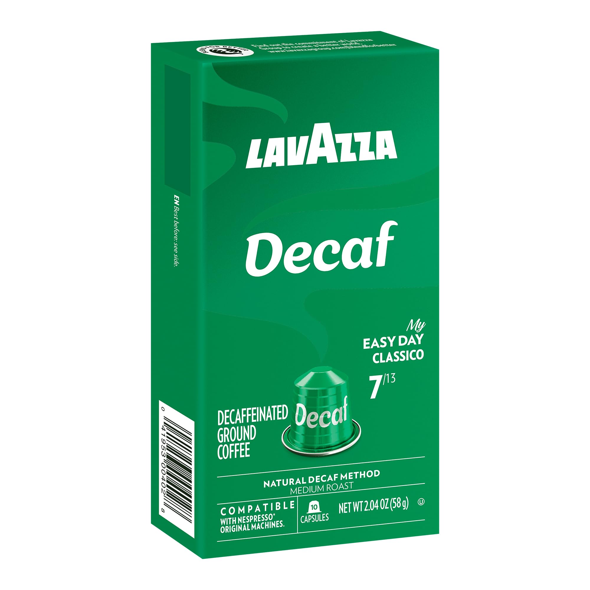 Lavazza capsules spread on table illustrating quantity and easy access
