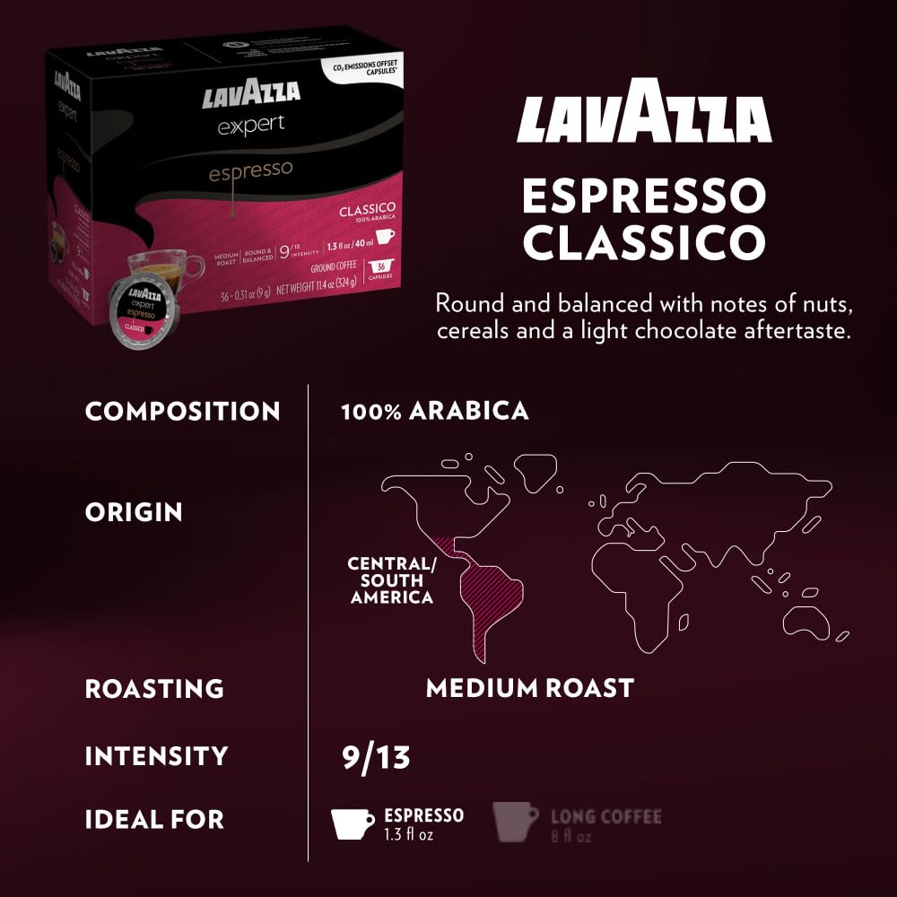 Lavazza close-up of capsule top illustrating seal quality and freshness preservation benefit