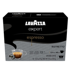 Lavazza front packaging showing 36 capsules and bold label for quick selection