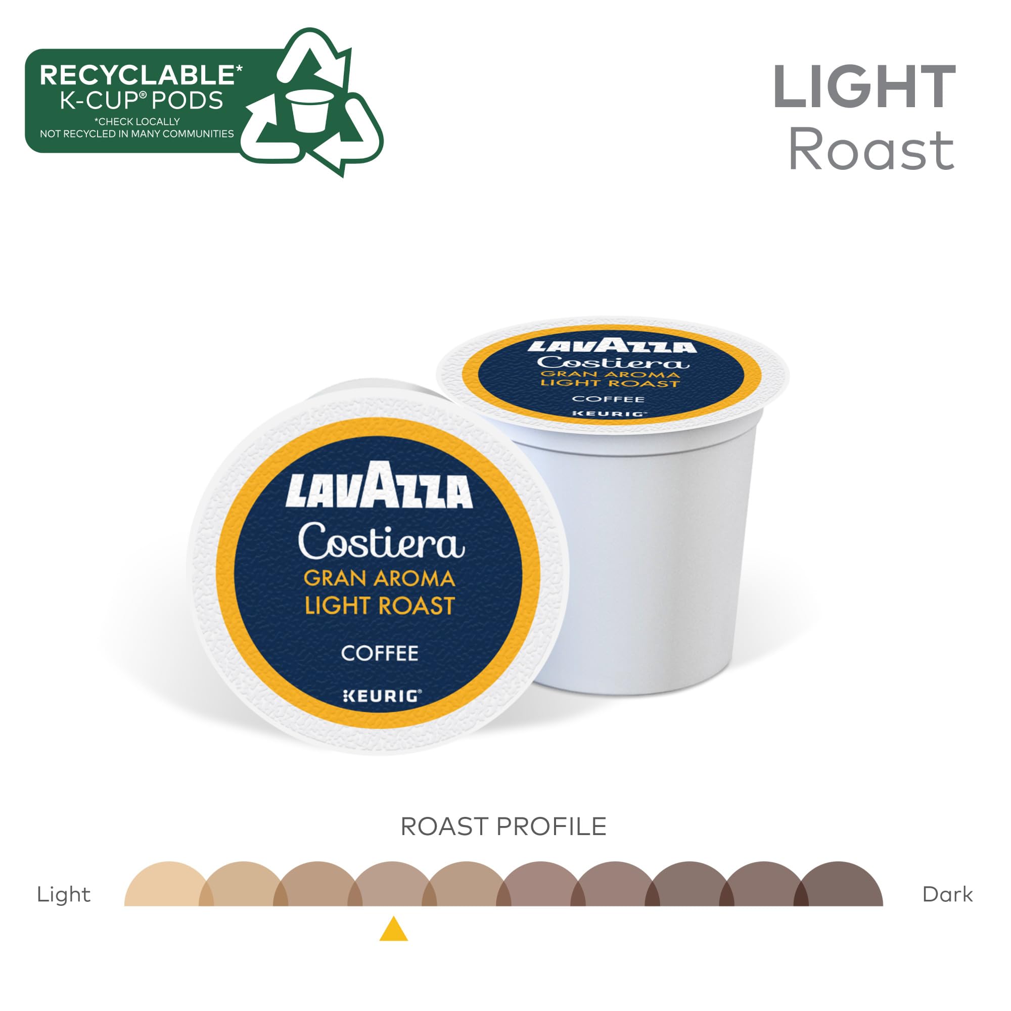 Lavazza label with Orthodox Union Kosher mark for dietary assurance
