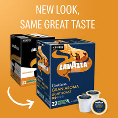 Lavazza single K-Cup pod close-up demonstrating pod design and convenience