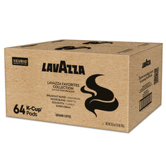 Lavazza House Blend pod highlighting velvety 100% Arabica caramel notes