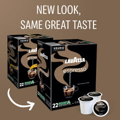 Lavazza K-Cup top view displaying pod design and brand clarity