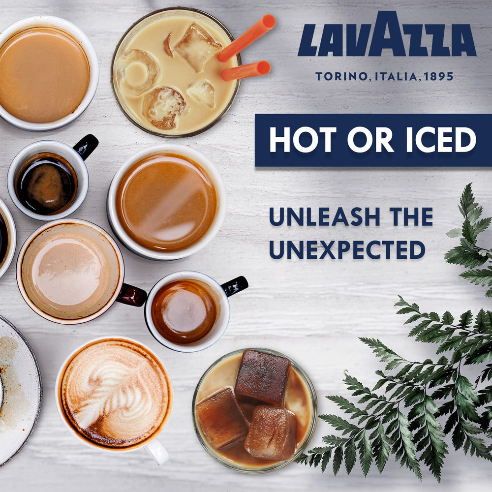Lavazza pod inserted in LB machine demonstrating reliable fit