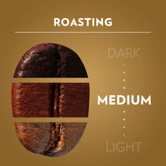 Close-up of Lavazza Qualità Oro whole beans highlighting roast and aromatic oils for fresh grind