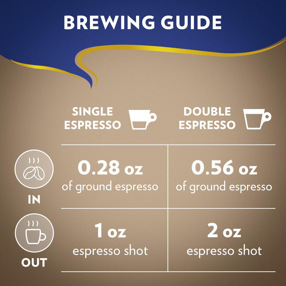 Lavazza espresso shot pulled with crema showcasing rich texture and crema