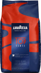 Lavazza Top Class front package showing 2.2 lb bag and Italian branding for authentic roast