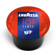 Lavazza packaging front view showing 100 capsules and bold branding benefit consistency