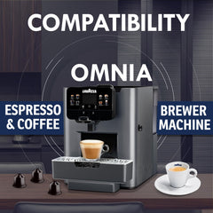 Lavazza variety layout with all five capsule colors for easy selection