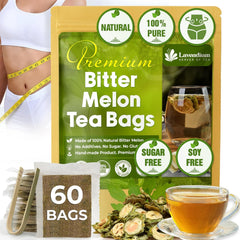 Lavendium front packaging showing 60-count box and clear branding for convenience