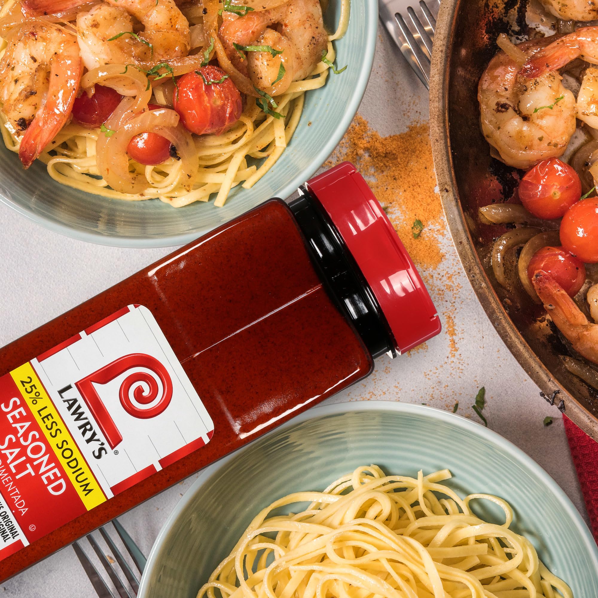 Lawry's used on roasted vegetables to show crisp, seasoned results