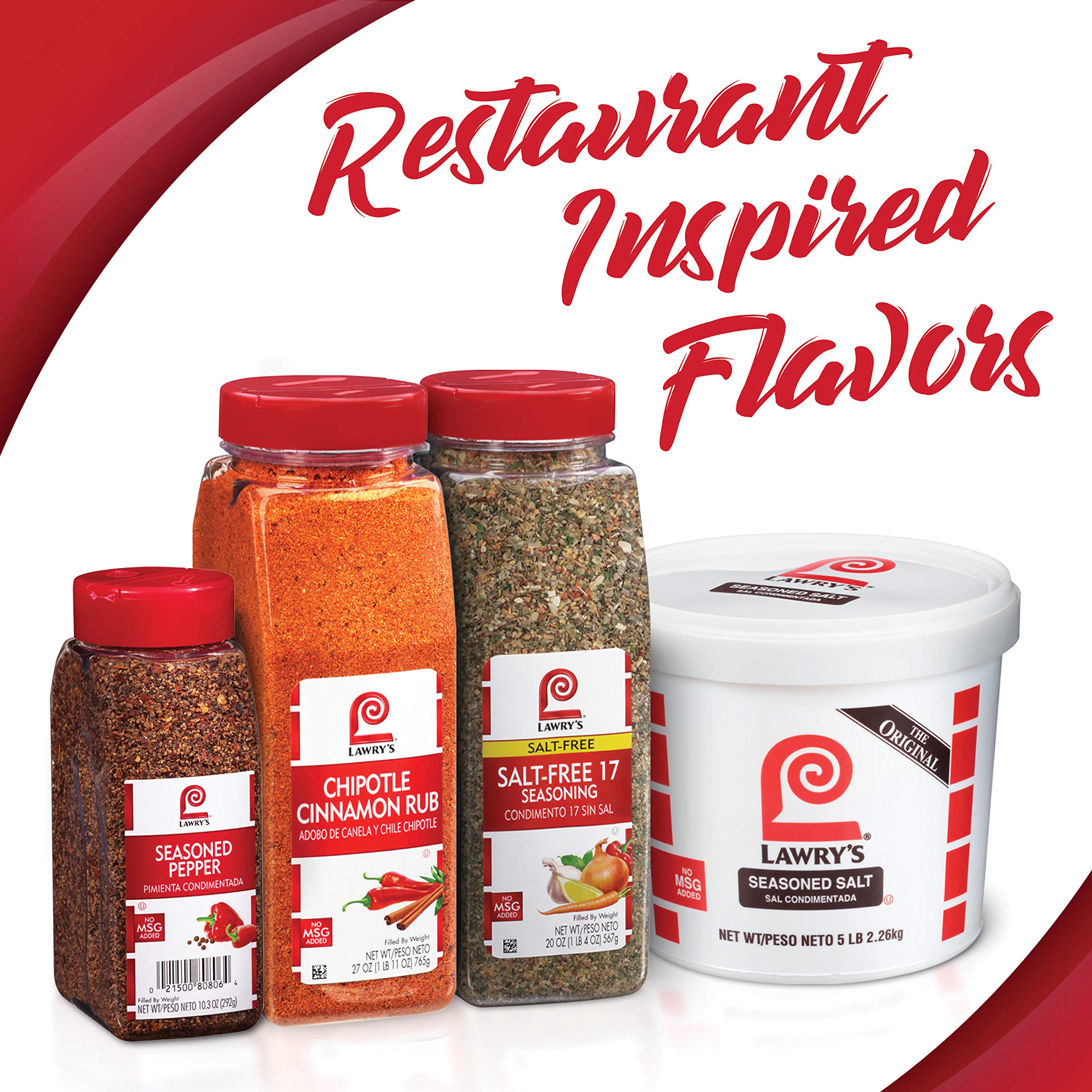 Lawry's close-up of seasoned-pepper texture highlighting colorful pepper bits