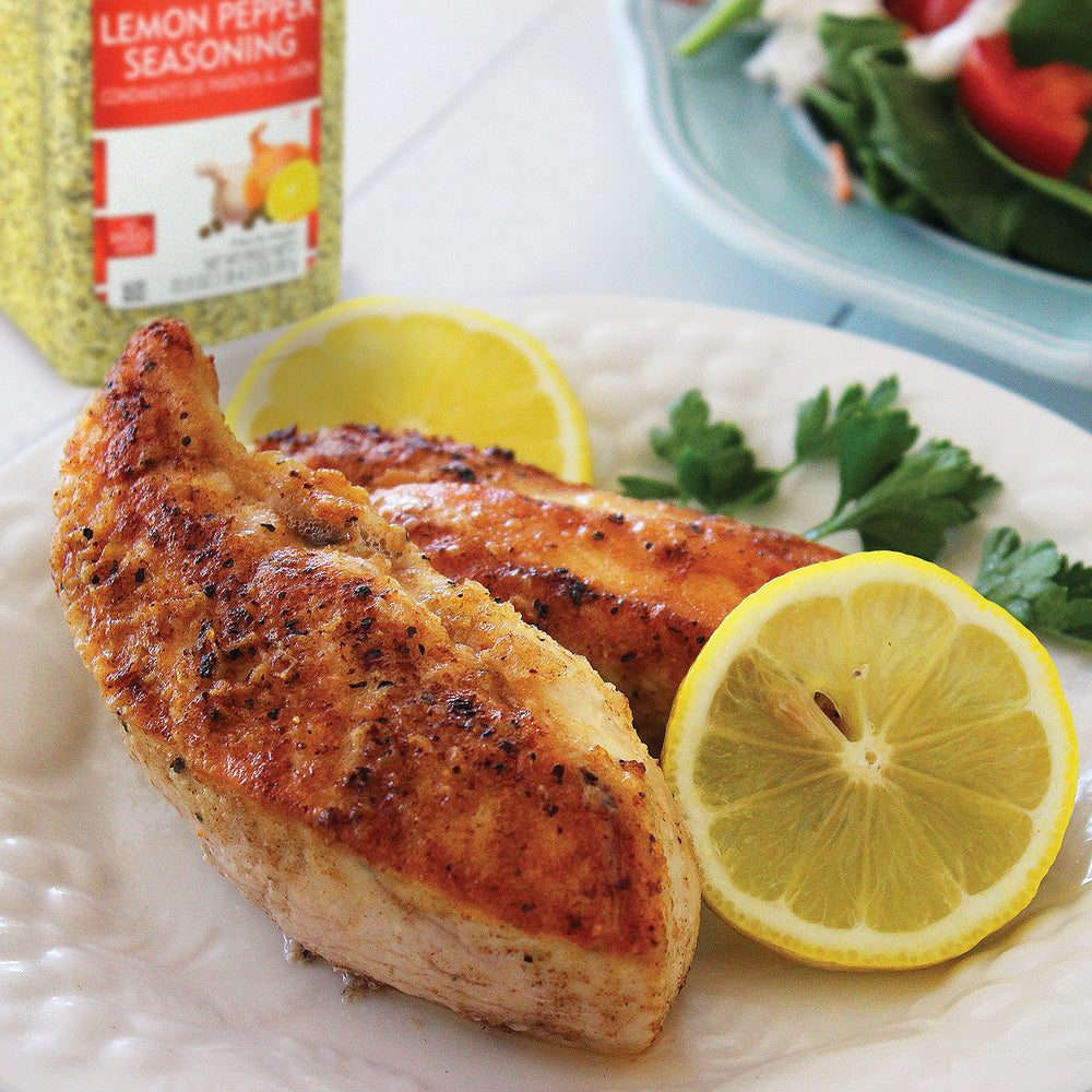 Lawry's mixed with butter on a dish, easy compound butter for seafood