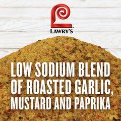 Lawry's shaker top view demonstrating quick sprinkle use for fast seasoning