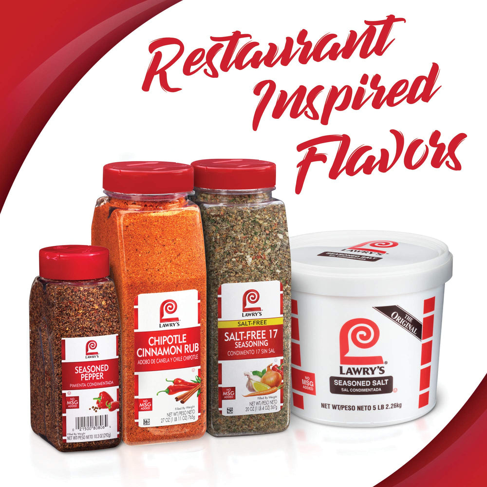Lawry's rubbed steak showing peppery crust and sealed-in juices