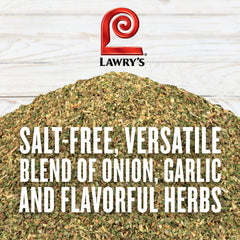 Lawry's pouring over chicken to add flavor without sodium benefit