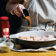 Lawry's seasoned chicken wings tossed for bold Buffalo flavor and crisp coating