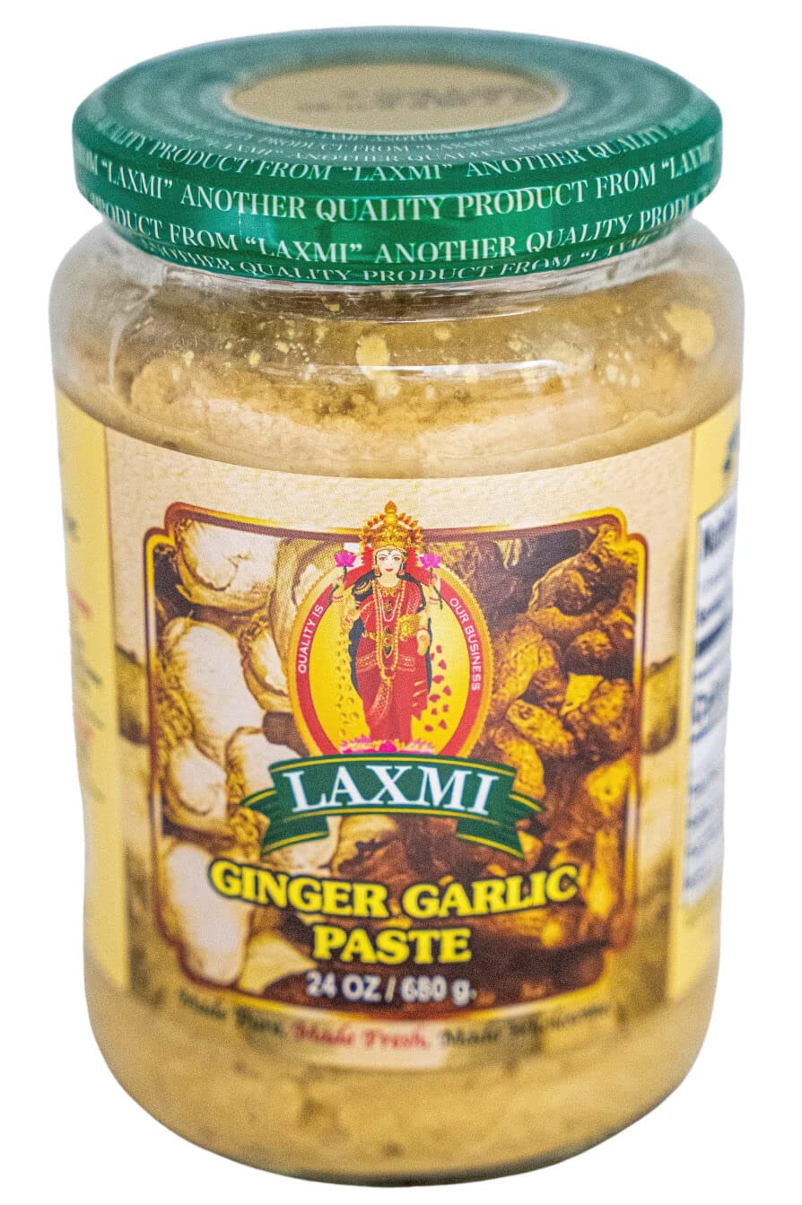 LAXMI front packaging 24oz jar showing product and brand benefit of convenience