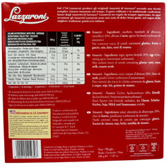 Lazzaroni individually wrapped paired amaretti with bow-tied paper for freshness