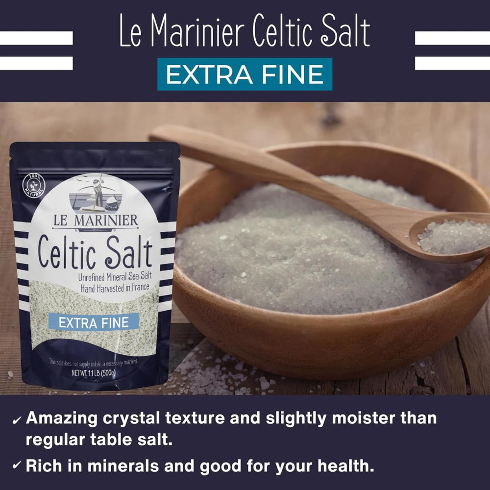 Le Marinier label and ingredient list displaying organic unrefined ingredient transparency