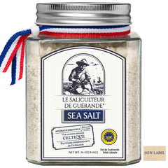 Le Saliculteur glass jar front packaging showing brand and eco-friendly container