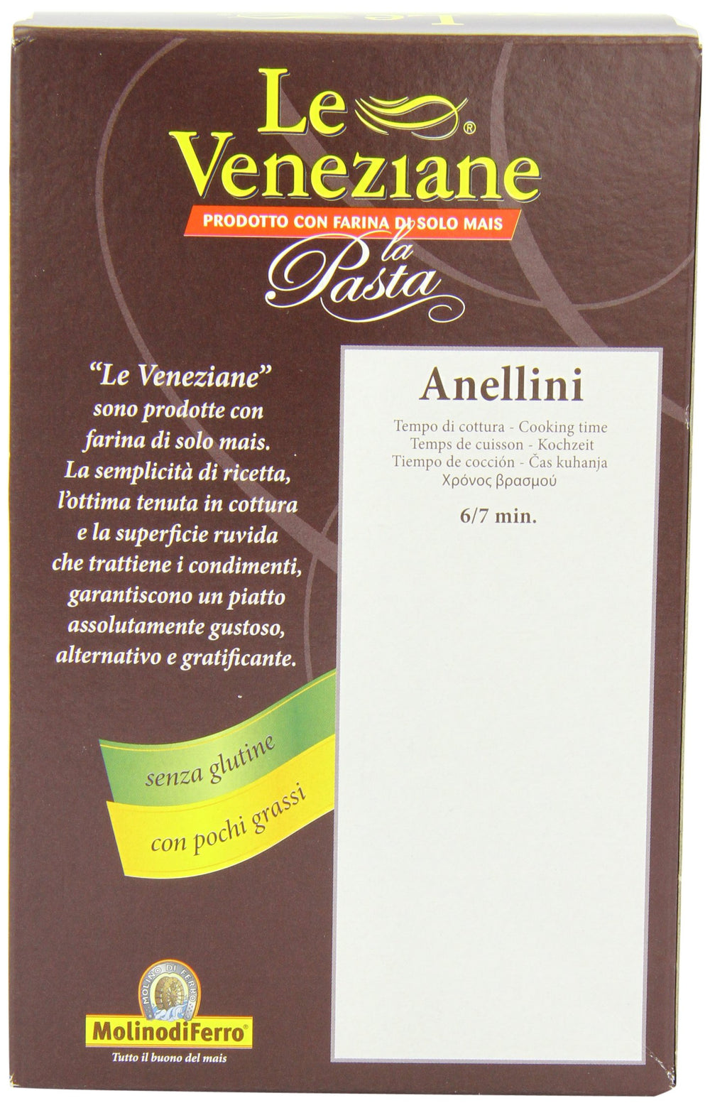Le Veneziane anellini served in a clear bowl of broth illustrating comforting meal use
