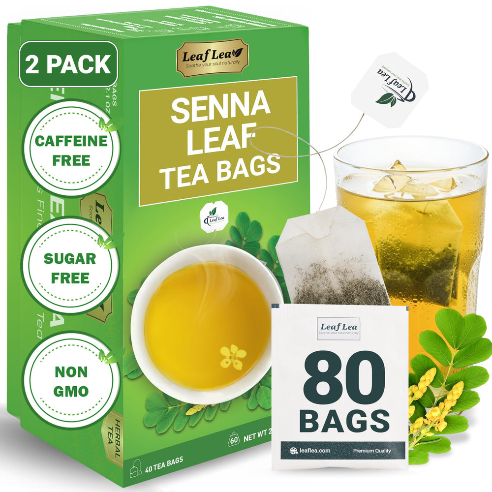 LeafLea front box showing brand and 80-count for easy identification and storage benefit