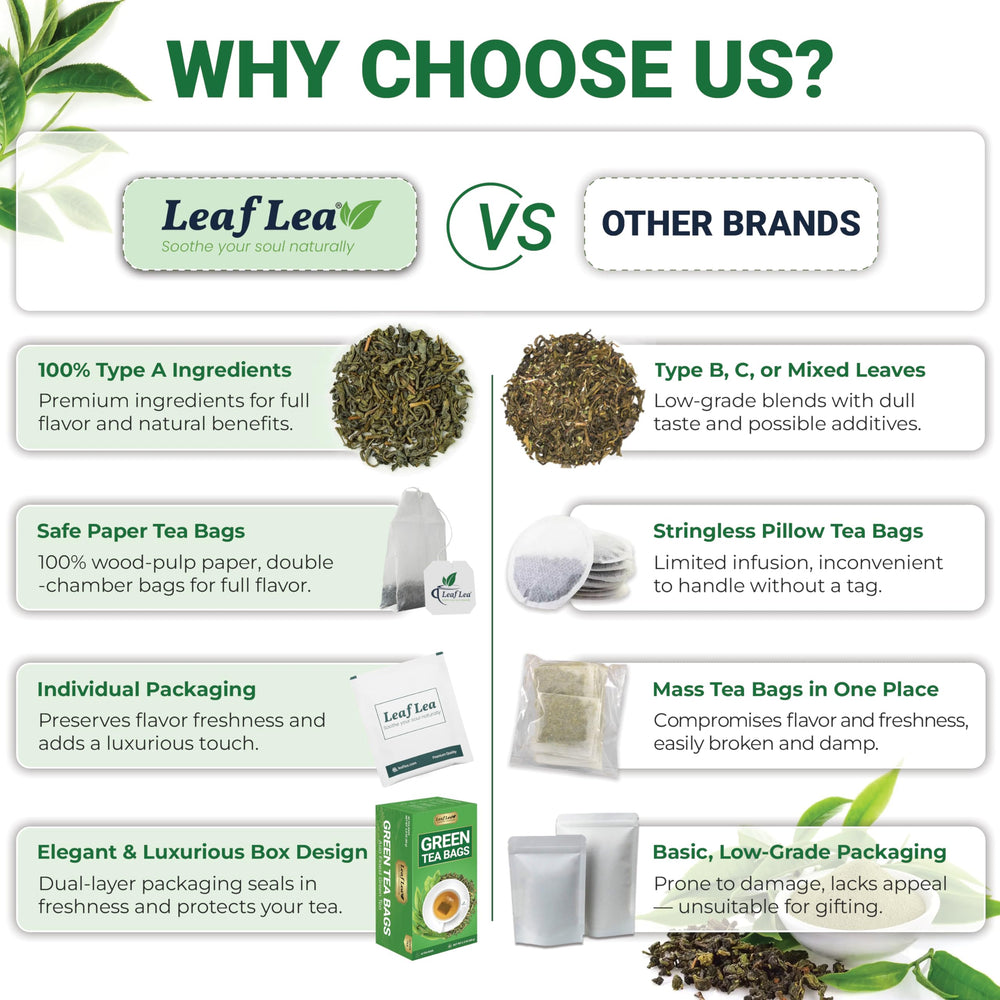 LeafLea iced green tea in pitcher showing refreshing cold-brew option