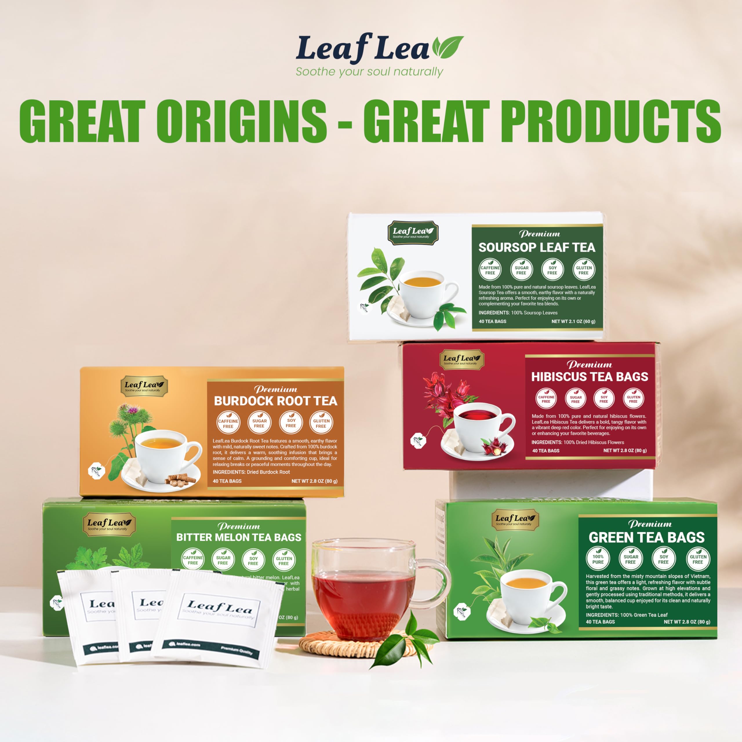 LeafLea cup on breakfast table conveying daily ritual and gentle caffeine lift