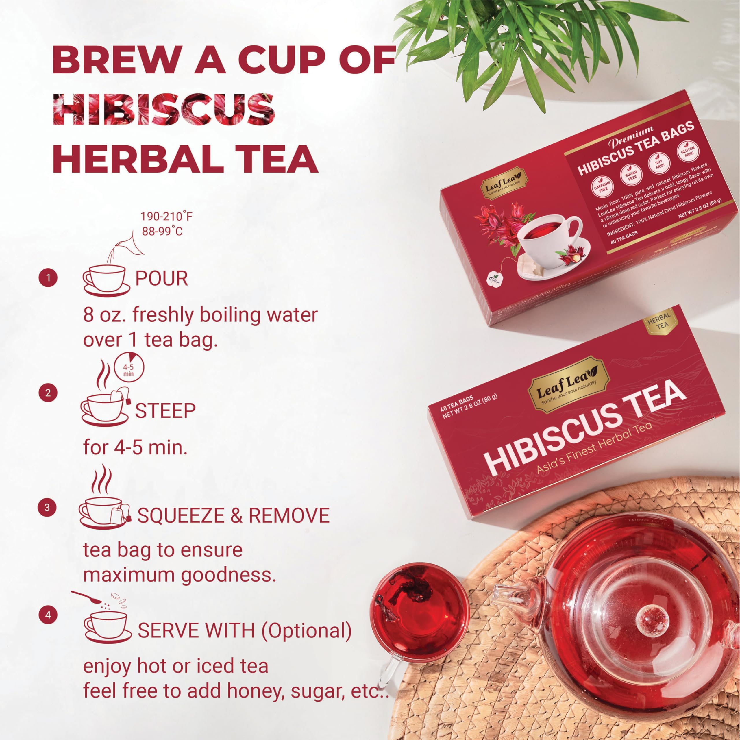 LeafLea lifestyle scene with a mug to convey daily tea ritual benefit