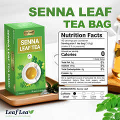 LeafLea close-up of dried senna leaves showing natural texture and purity