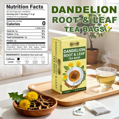 LeafLea tea bag close-up with visible paper and fast infusion benefit
