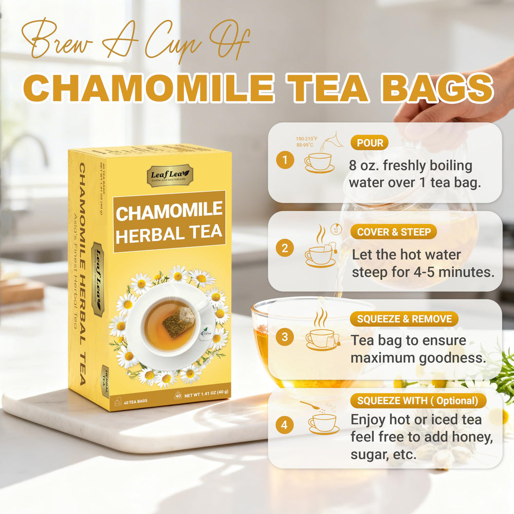LeafLea tea sachets in a travel pouch for on-the-go convenience