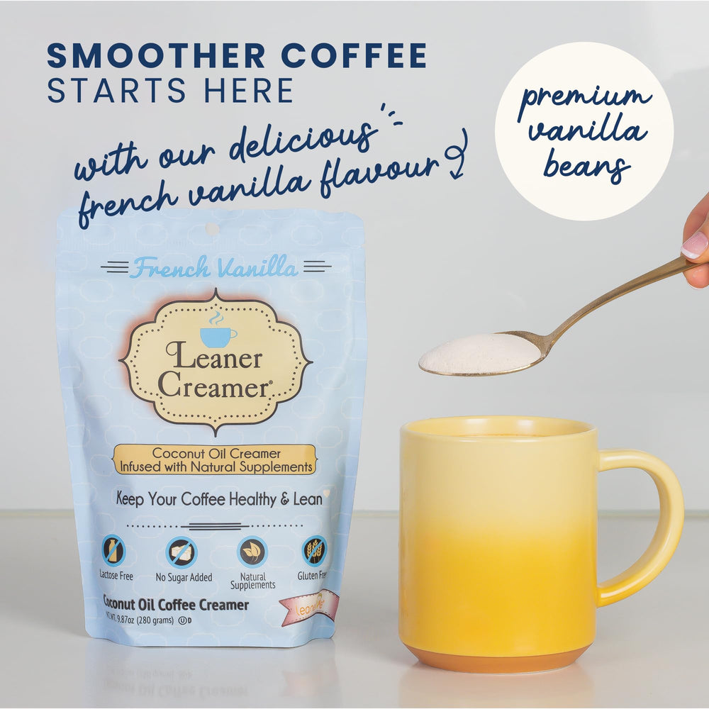 Leaner Creamer nutritional label close-up showing clean-ingredient transparency