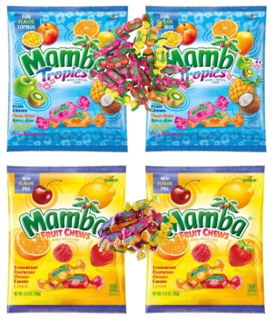 Leathnu Foundry front packaging showing four 3.52oz bags and vibrant fruit colors